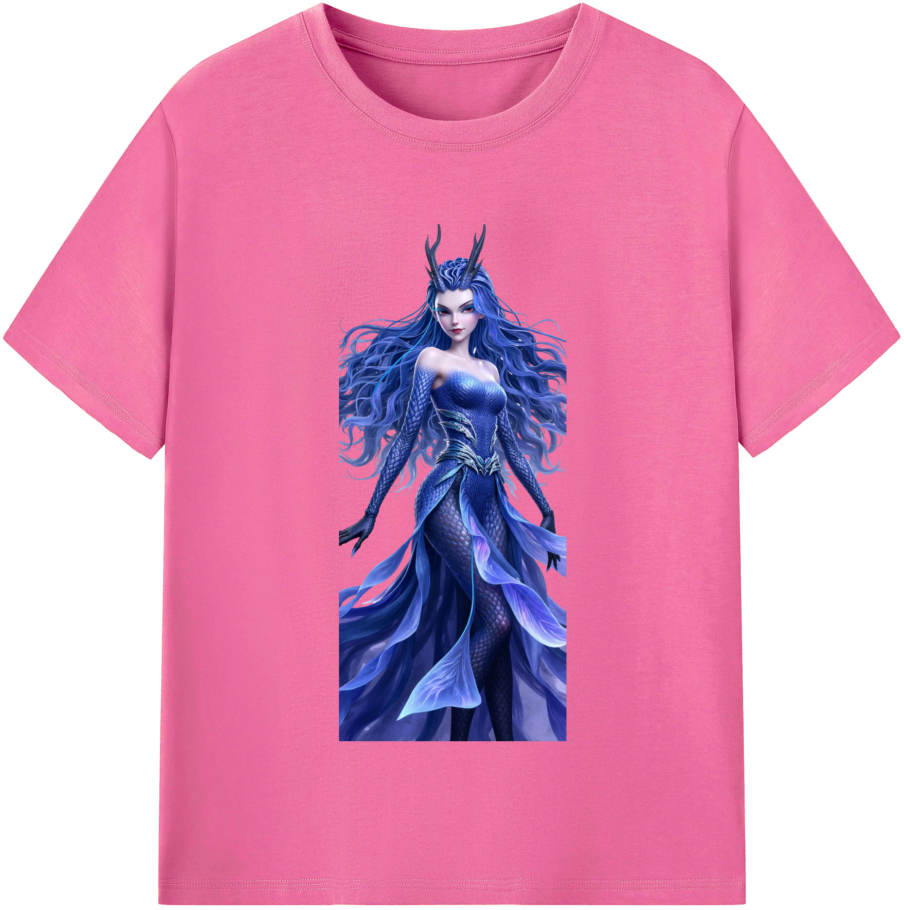 （画像用） Ne Zha 2 ナタ 魔童の大暴れ レディースカジュアルプリントTシャツ（綿100％）